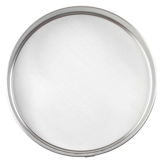 Tablecraft 11060 Round Fine Mesh Sieve Strainer, 12-inch Diameter, Stainless Steel