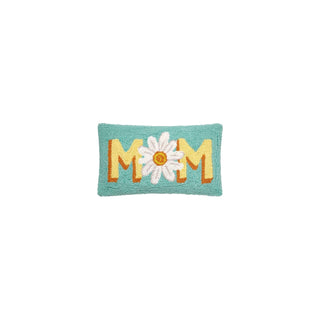 Peking Handicraft Pillow, 9 X 16 Inches, Blue, Yellow, White