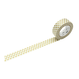 MT Masking Tape Adhesive Tapes, 0.6 in. x 23 ft. (15mm wide), Gold