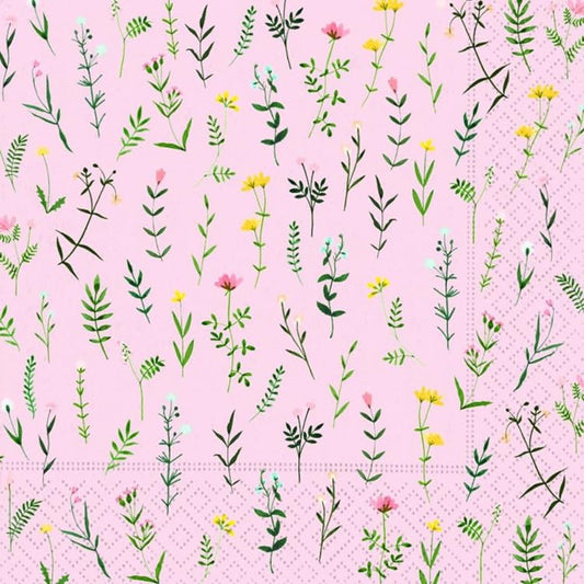 DESIGN DESIGN Wildflower-Garden Luncheon Napkin, Party Supplies