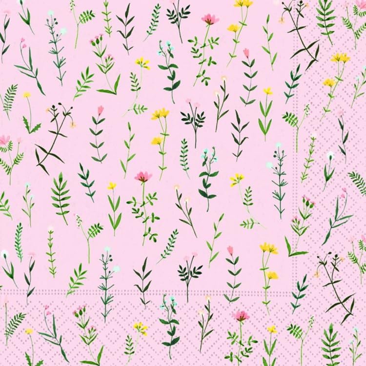 DESIGN DESIGN Wildflower-Garden Luncheon Napkin, Party Supplies