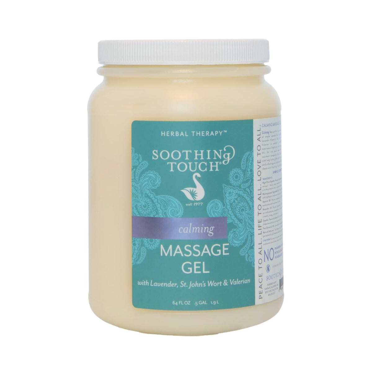 Soothing Touch Body Lubricant, 64 Fl Oz (Pack of 1), Lavender