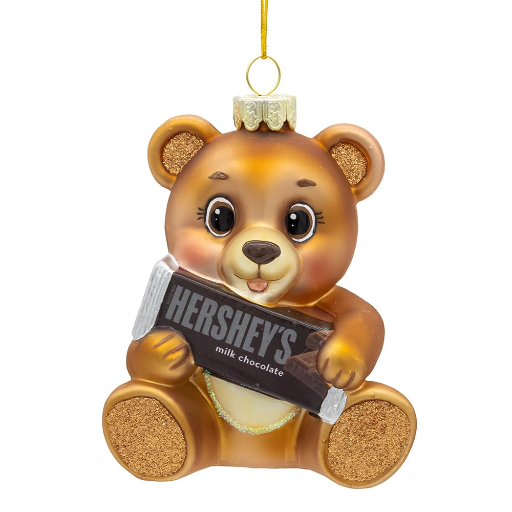 HERSHEY'S Hanging Ornament, 4.0" x 3.0" x 4.0", Brown