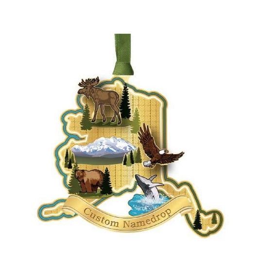 Beacon Design 62578 State of Alaska  Hanging Ornament