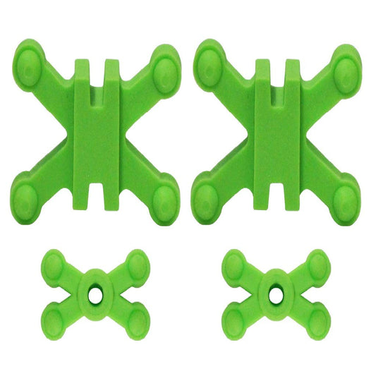 Bowjax Rev.Crossbow Kit Split Limb 15/16" Gap, 2 Stirrup dampeners Green
