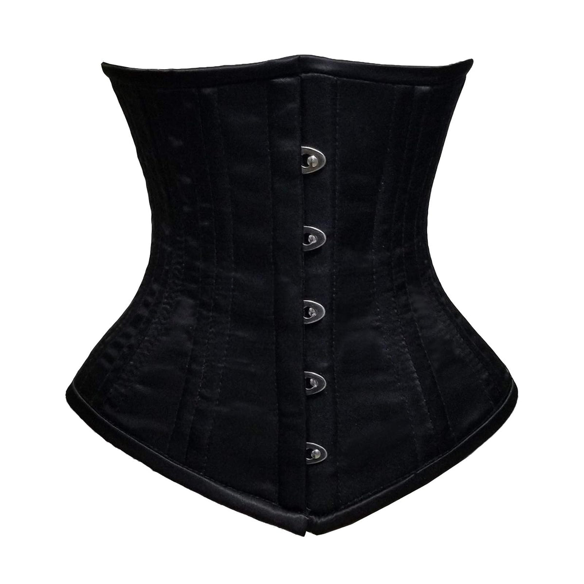 luvsecretlingerie Corset, X-Large, Black Satin- (for Normal Or Short Torso-fit W