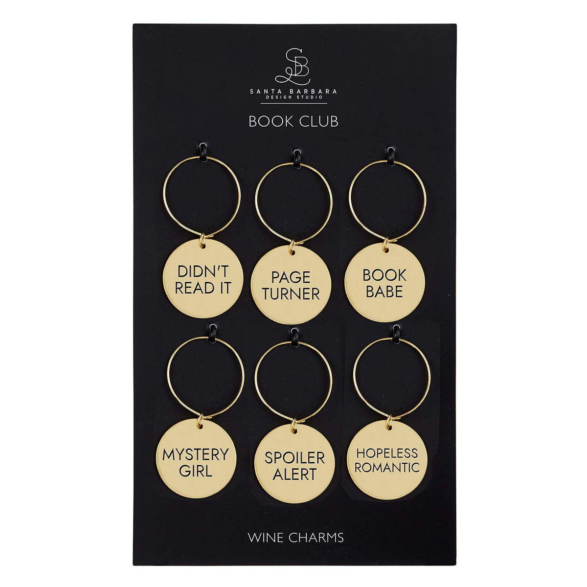 Santa Barbara Design Studio Charm, Set of 6, Book Club