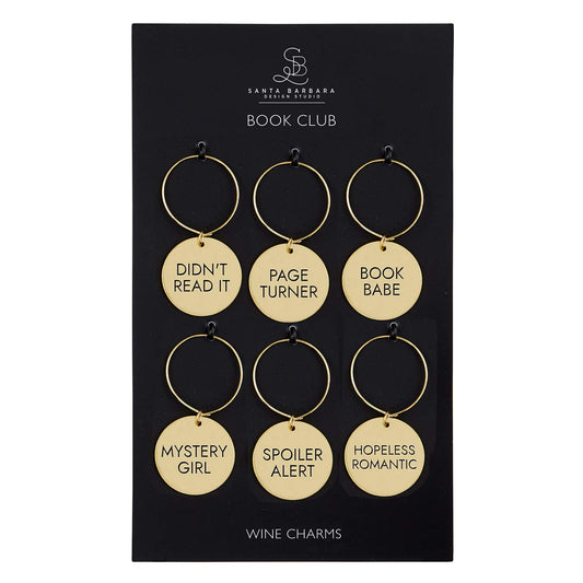 Santa Barbara Design Studio Charm, Set of 6, Book Club