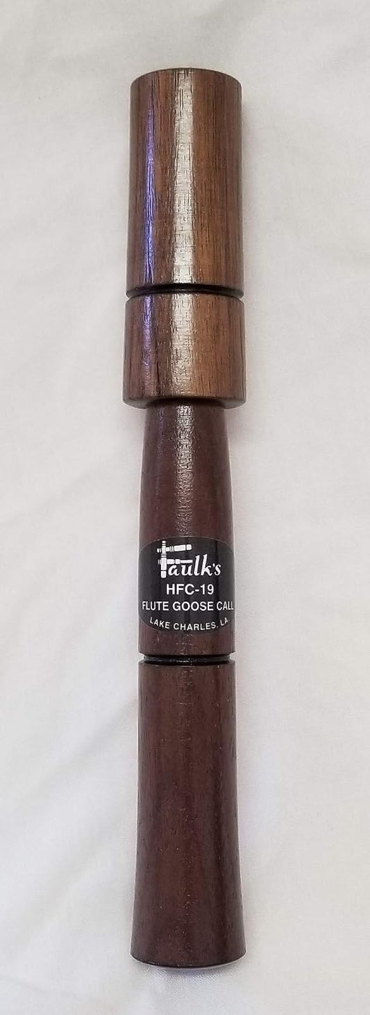 Faulk's Game Calls Flute Goose Call HFC-19, Wood