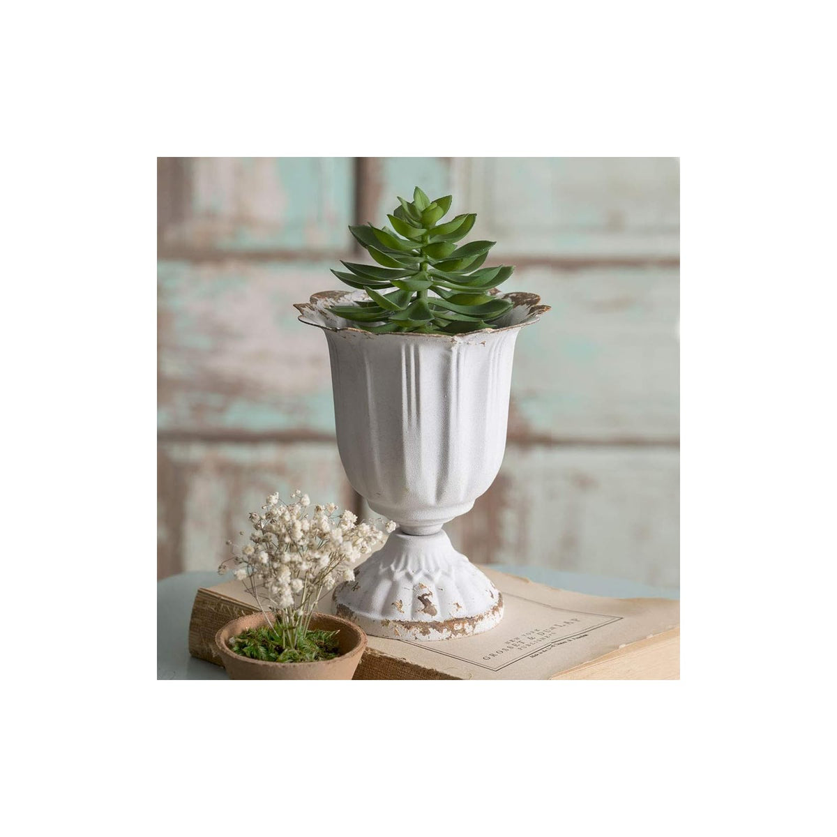 CTW Home Collection Drinking Cup, 4.5"Length 5.75" Height, White