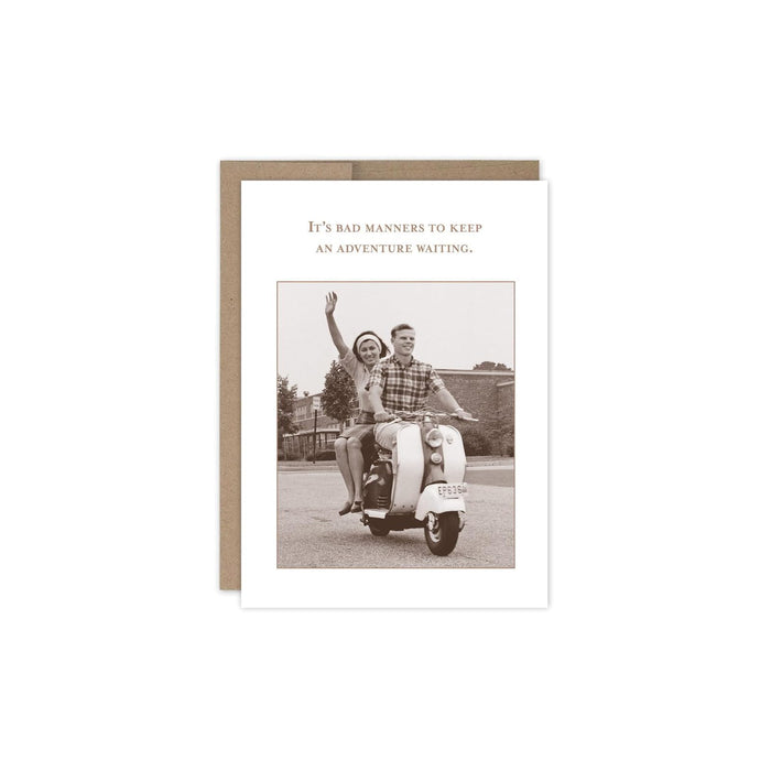 Shannon Martin Design Greeting Card, 4.5" x 6.25", Rich Copper and Sepia Tones