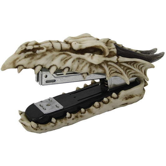 Pacific Trading Giftware Archaic Bone Dragon Desktop Stapler Decorative Novelty