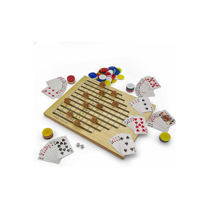Racing Horse Game Board Game, Beige