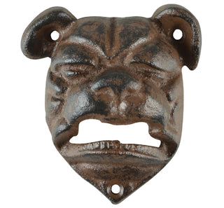 Esschert Design TT204 Series Bulldog Bottle Opener, Antique Brown
