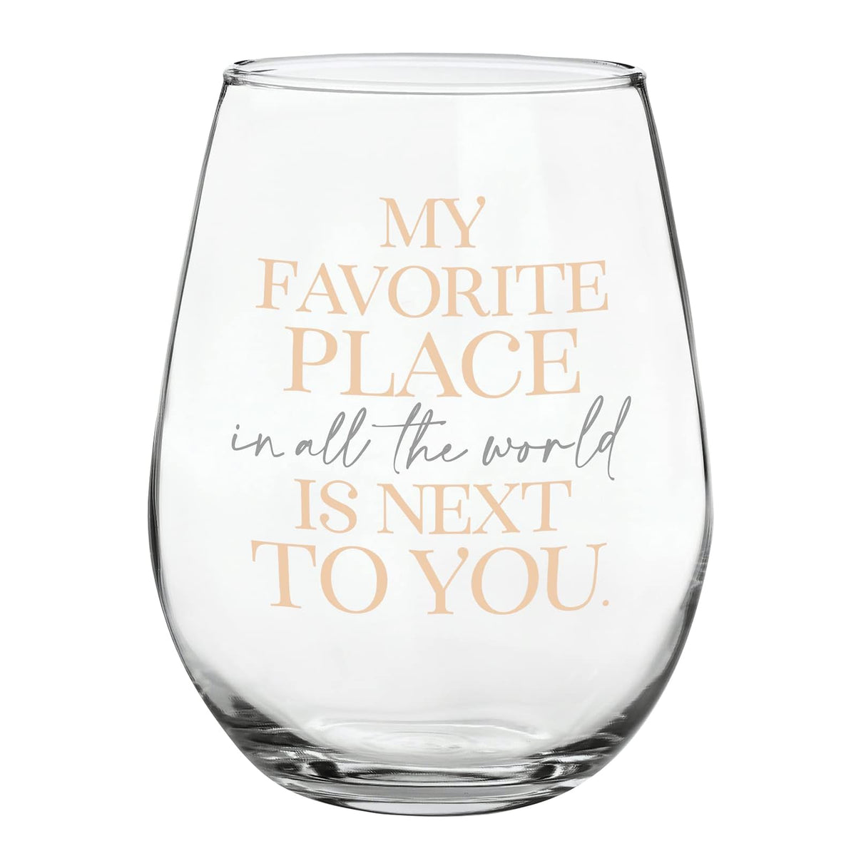 Creative Brands Drinking Cup, 20 Ounces, Favorite Place