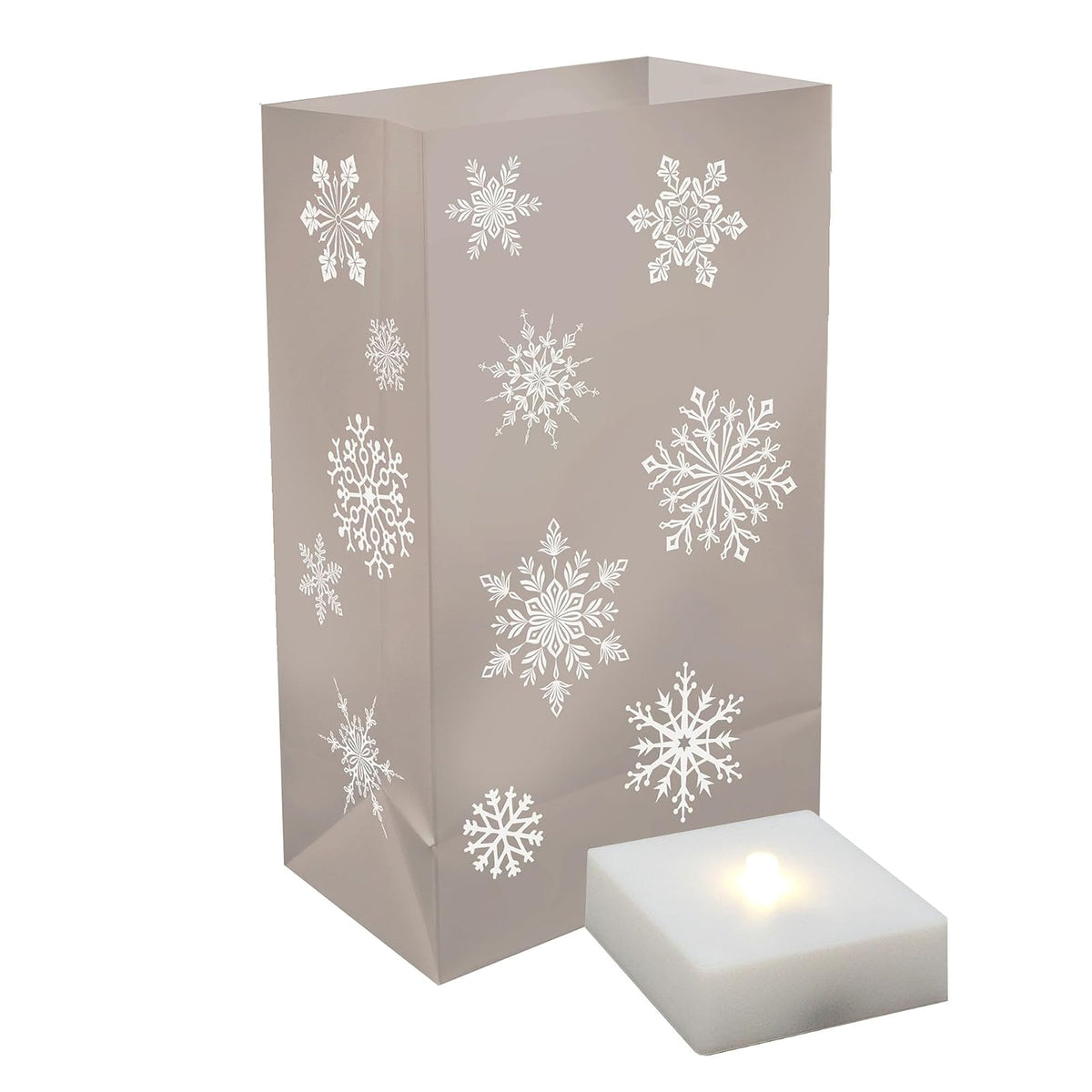 Lumabase Timer, One Size, Silver Snowflake