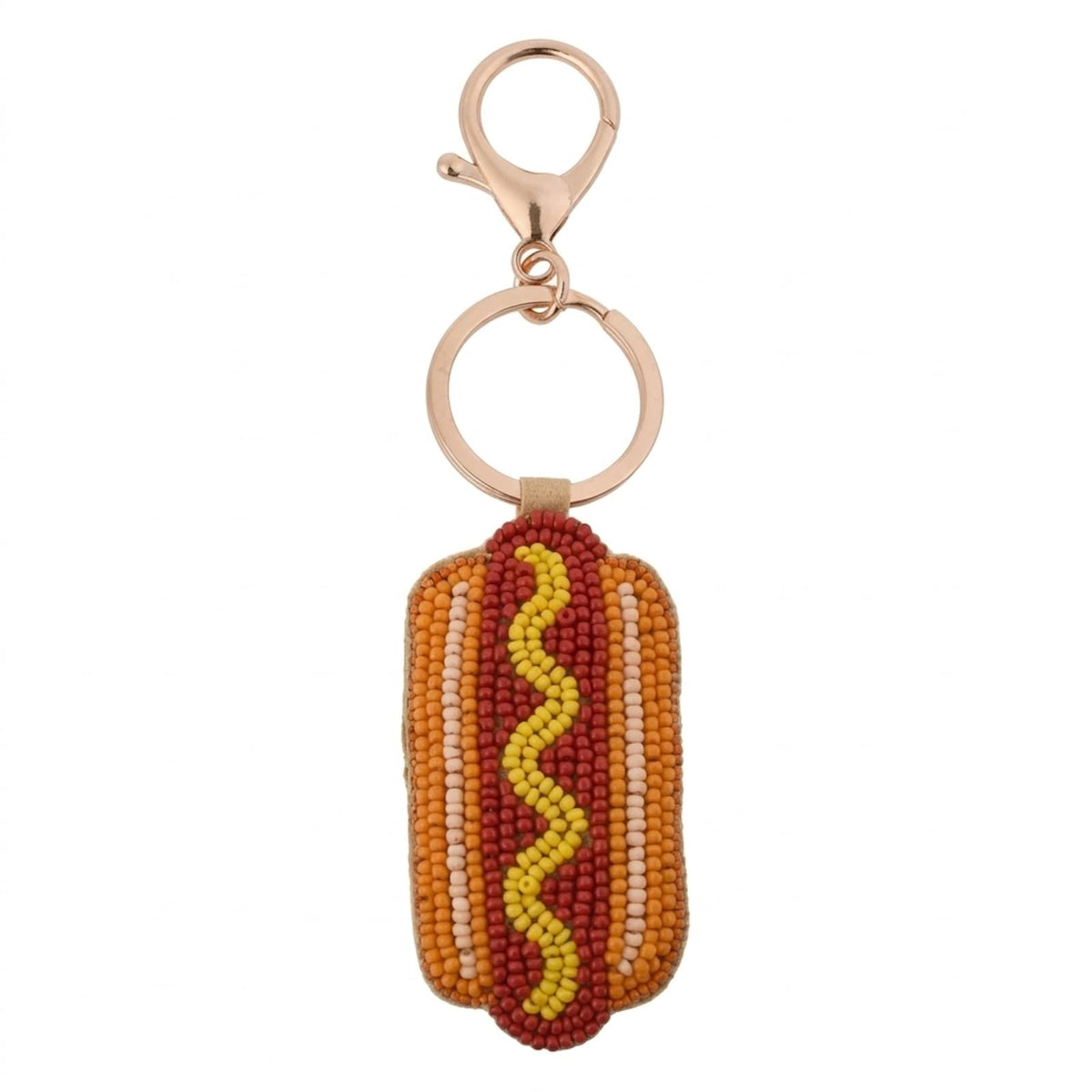 Bamboo Trading Keychain, 4-Inch, Hotdog