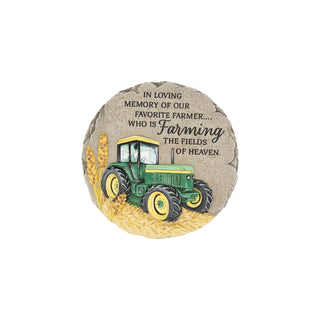 Carson Sculpture, 9.25 inches, Gray/Green/Yellow