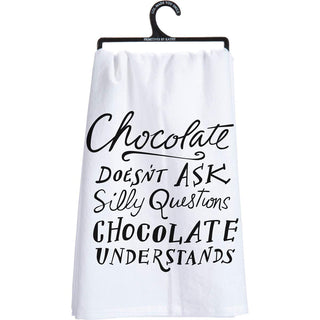 Primitives by Kathy Chocolate Tea Towel 28-Inch by 28-Inch