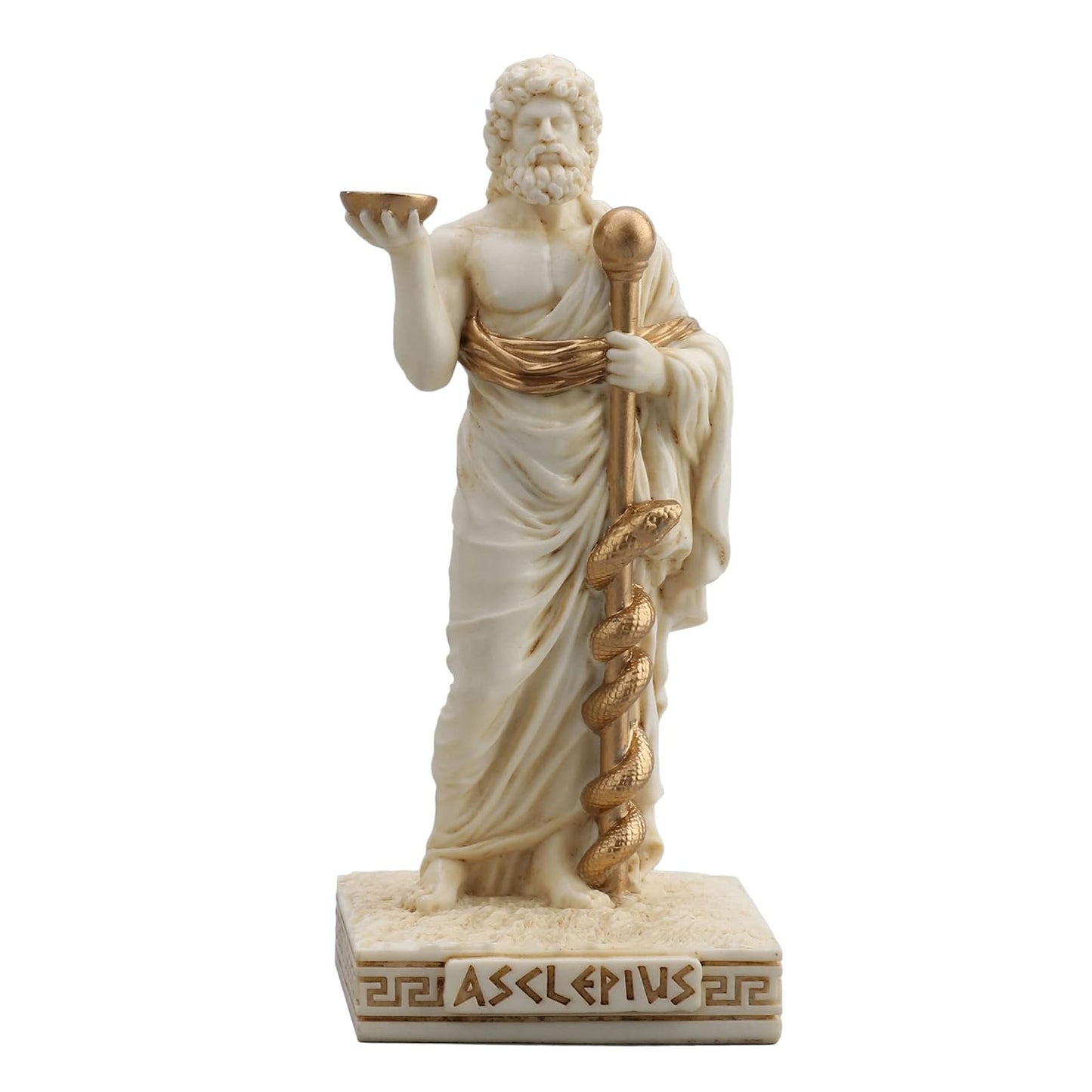 Unicorn Studio Veronese Design Asclepius Greek God of Medicine Resin Figurine
