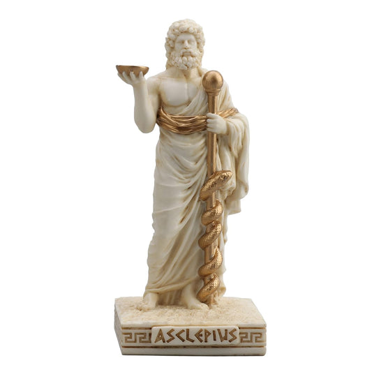 Unicorn Studio Veronese Design Asclepius Greek God of Medicine Resin Figurine
