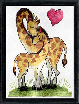 Design Works Crafts Counted Cross Stitch Kit, Giraffe Love