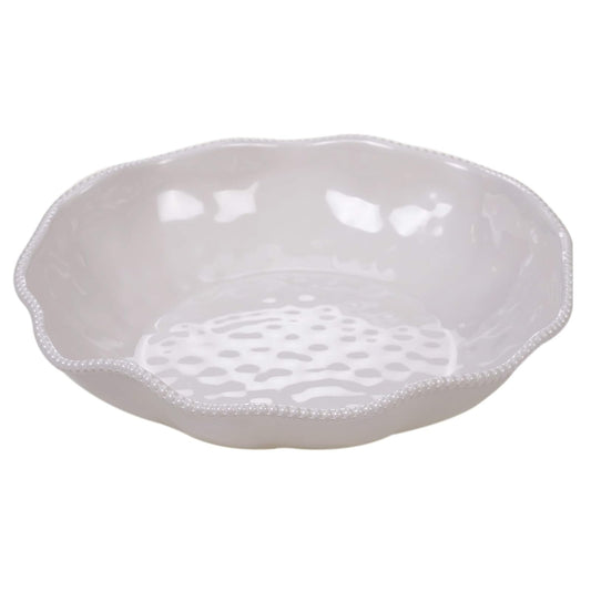 Certified International 27425 Perlette Cream Large Bowl 13.75" x 2.75" Servware, Accessories,Hostess Serving