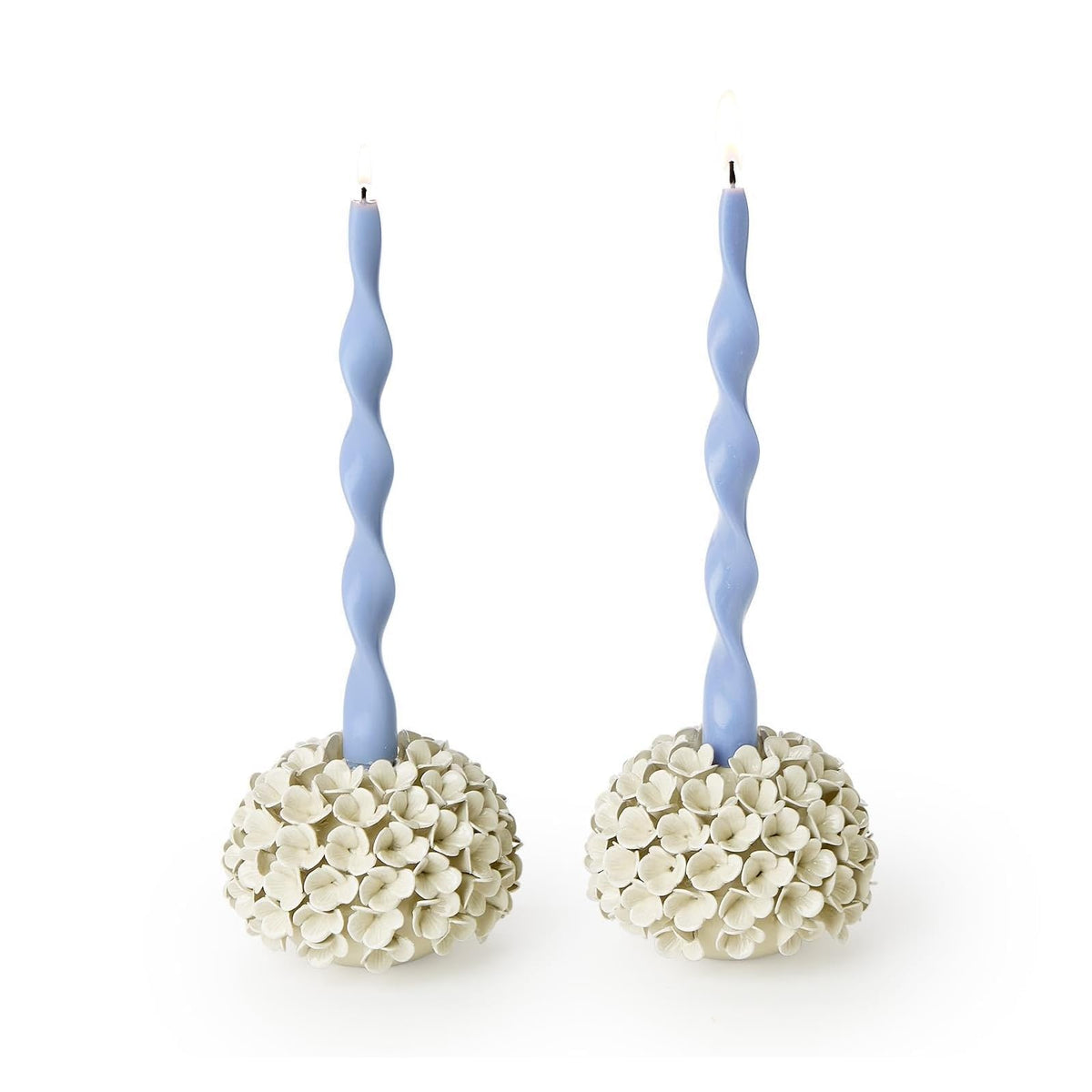 Two's Company Candle Holder, 5.5-Inch, White