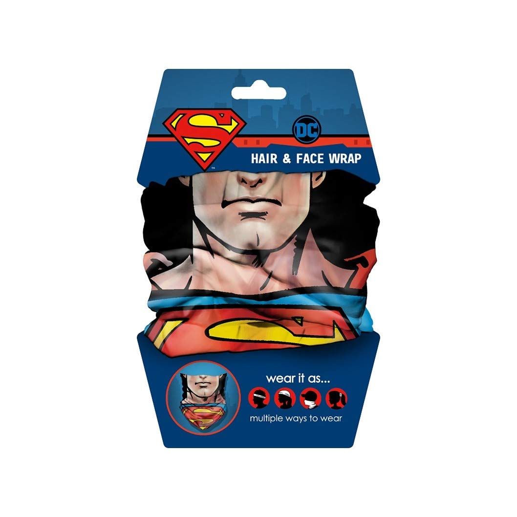 Spoontiques 19871 Hair or Face Wrap, 18-inch Height, Polyester (Superman)
