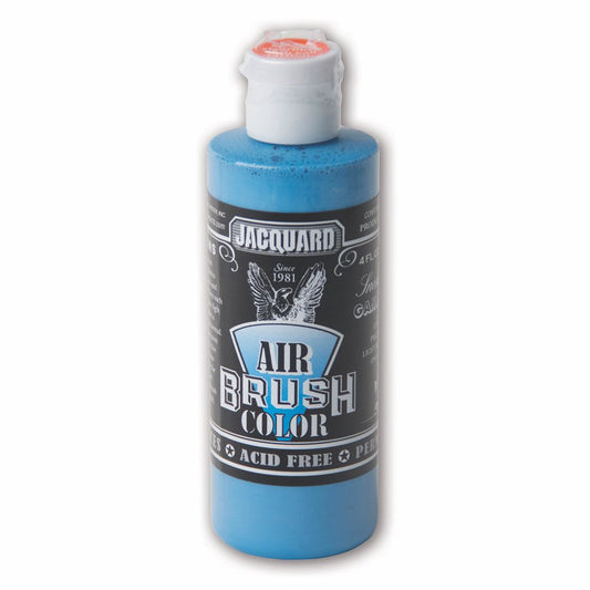 Sneaker Series Airbrush Color by Jacquard, Artist-grade Fluid Acrylic Paint, Use on Multiple Surfaces, 4 Fluid Ounces, Gamma Blue