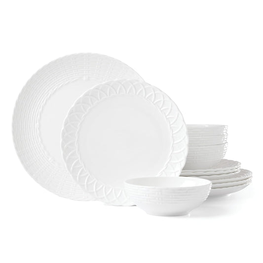 Lenox Dishware Plate, 14.29, White
