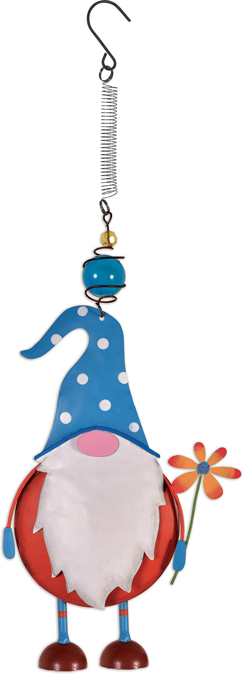 Sunset Vista Designs 93652 Blue Hat Gnome Bouncy (Gnome, 17-inch Height)