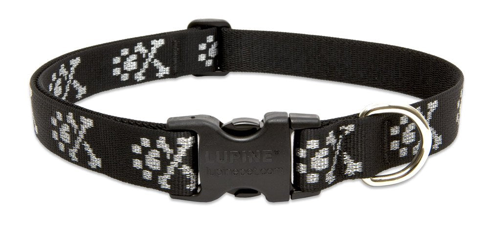 Lupine Pet Originals 1" Bling Bonz 25-31" Adjustable Collar for Extra Large Dogs