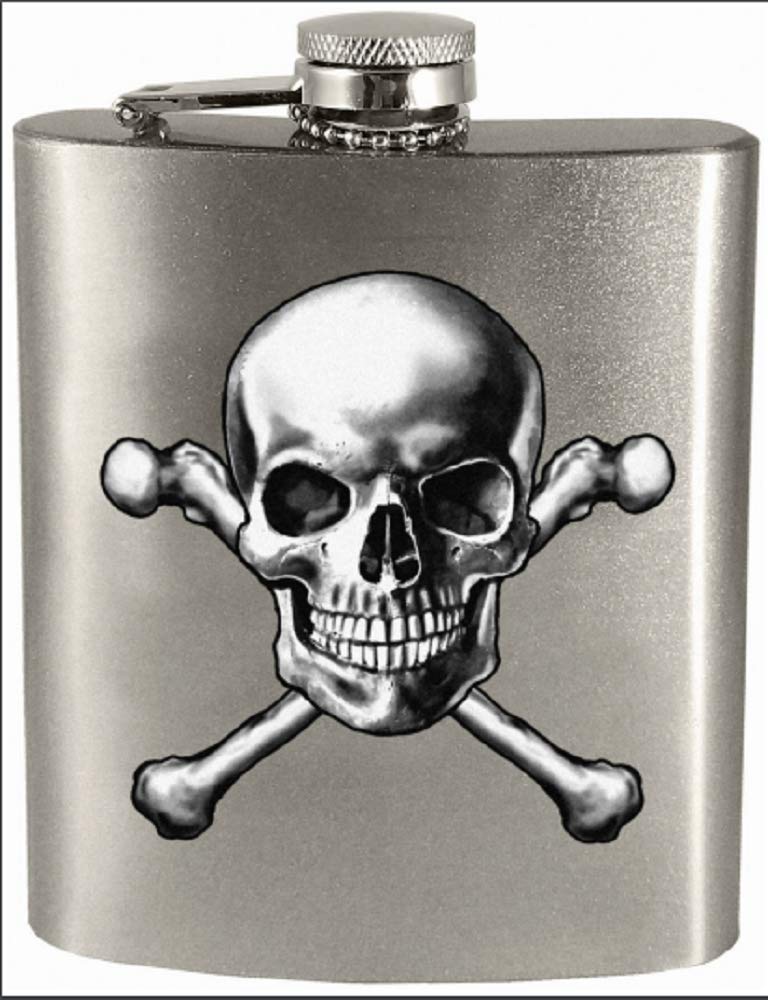 Spoontiques Hip Flask,"Skull and Crossbones"