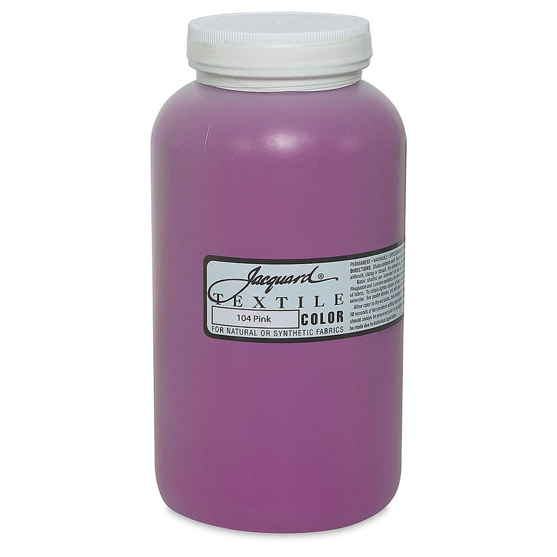 Jacquard Textile Color - Pink, 32 oz jar