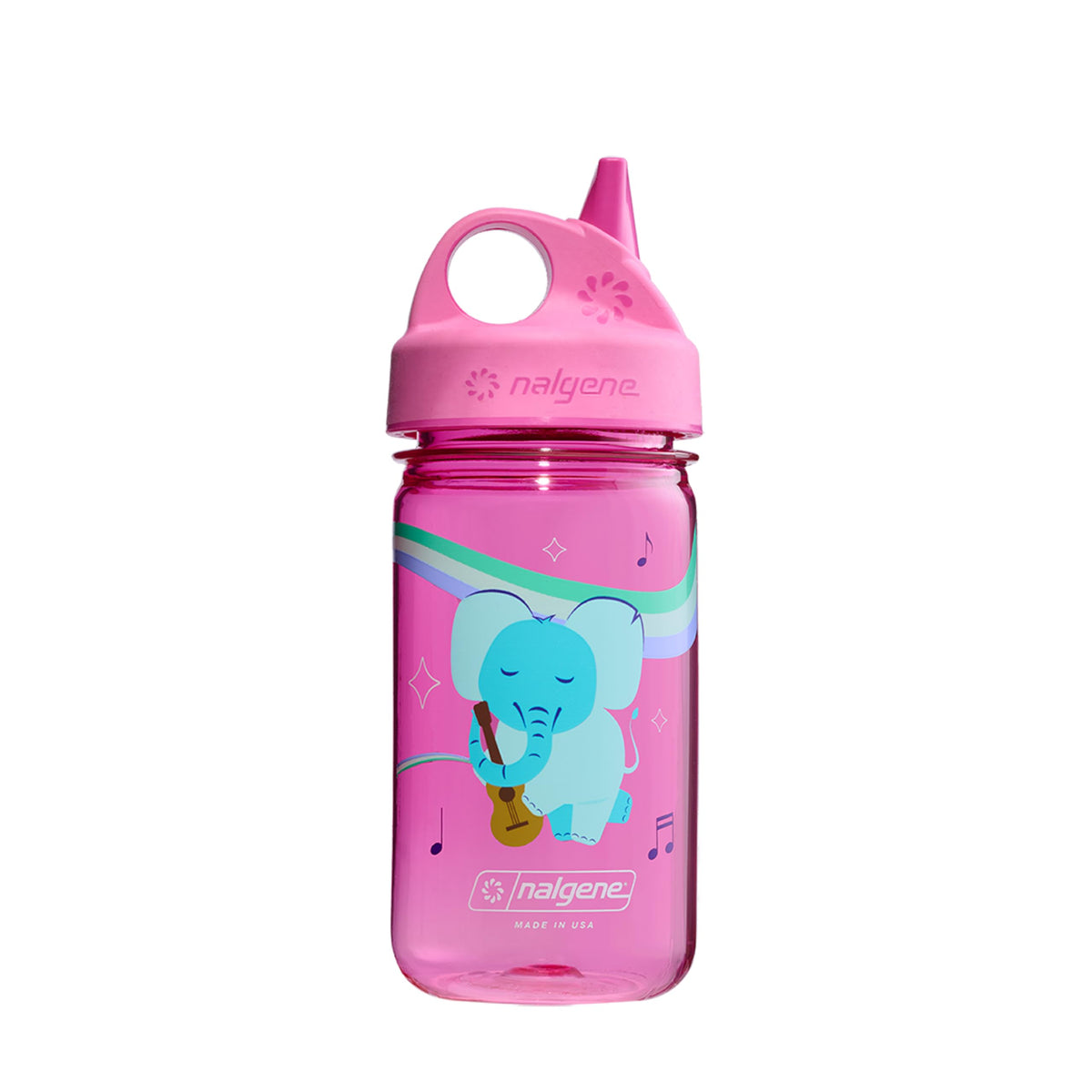 Nalgene Bottle, 12 Ounces, Musical Elephant