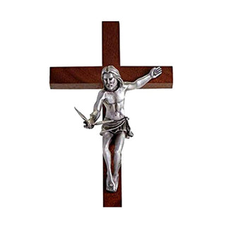 Jeweled Cross Wall Art, 10.3"L x 5.5"W, Clear
