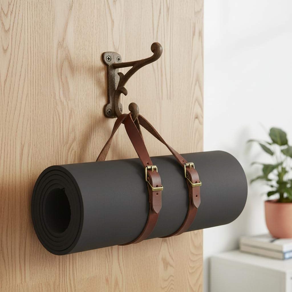 Comfy Hour Antique & Vintage Interior Decor Collection Cast Iron Single Coat Hook Key Hook Clothes Rack Wall Hanger - Heavy Duty, Brown, Recycled, Decorative Gift Idea