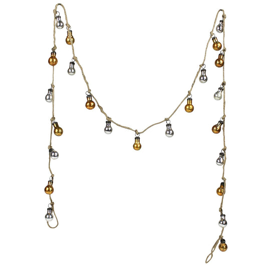 HomArt Garland, 60-Inch, Gold & Silver