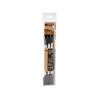 art basics Paint Brush, Double-Sided Texture Brushes Set 1 - 3 pcs, Multicolored