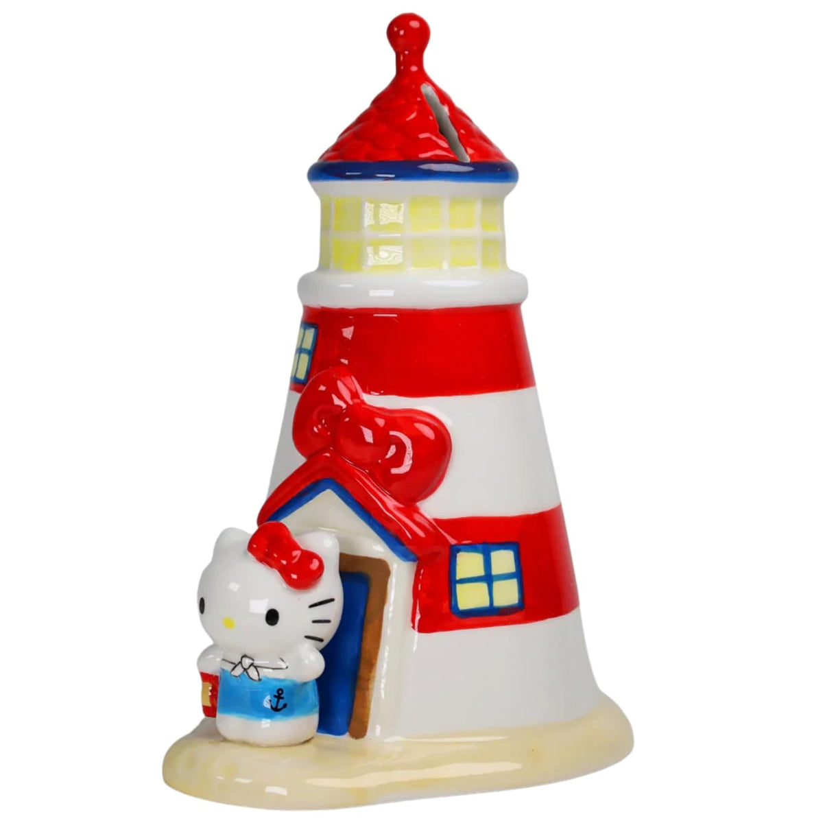 Blue Sky Clayworks Money Bank, 8 inches (H) x 6.75 inches (W) x 5.75 inches (L)