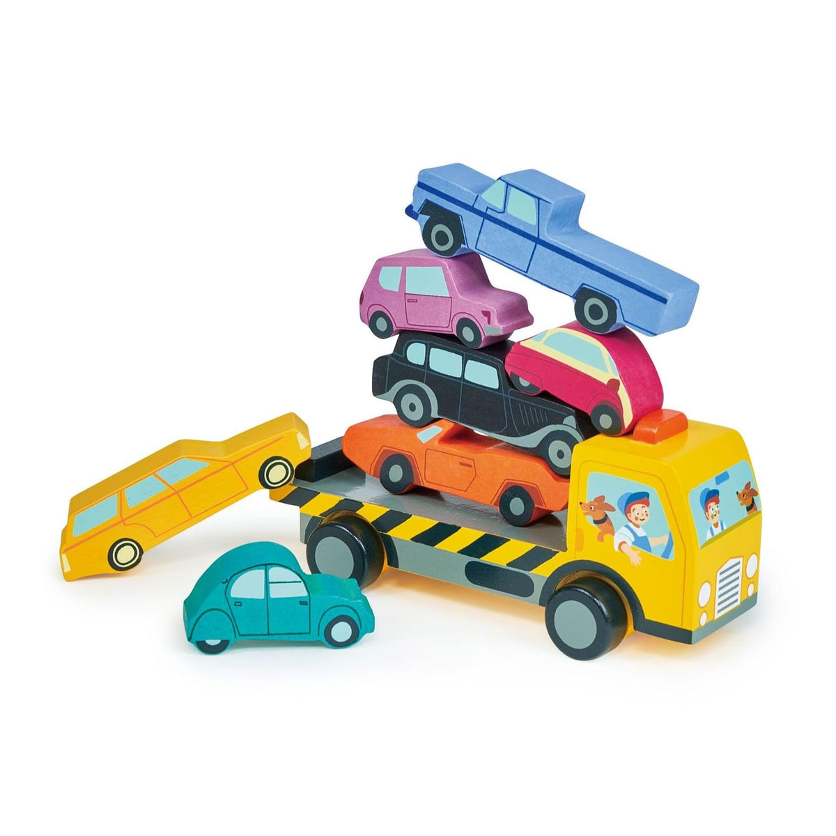 Tender Leaf Toys Toy Vehicle Set, 6.61 inches, Multicolor