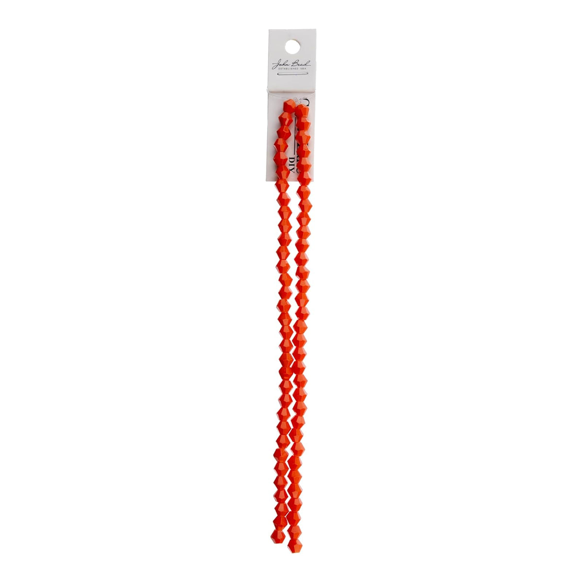 John Bead Craft Bead, 6mm, Opaque Orange