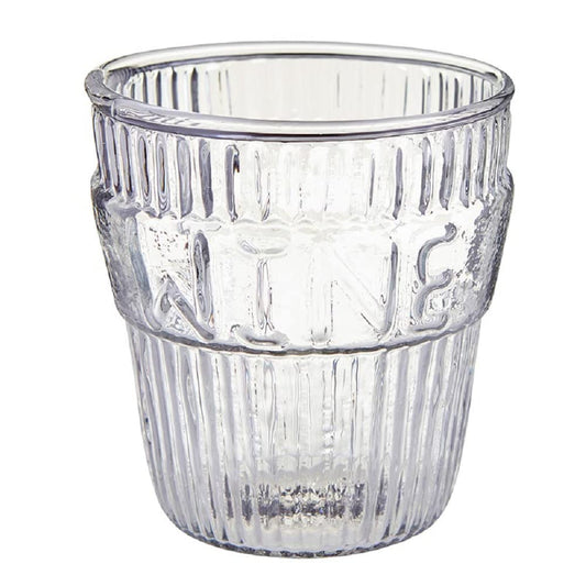 Creative Brands J2467 Vino and Wine Table Glass, 3.5-inch Height, Set of 4