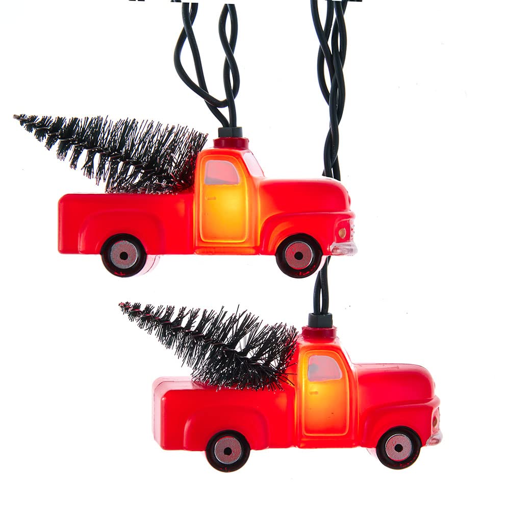 Kurt S. Adler UL 10 Red Pickup Truck Light Set, 144-Inches
