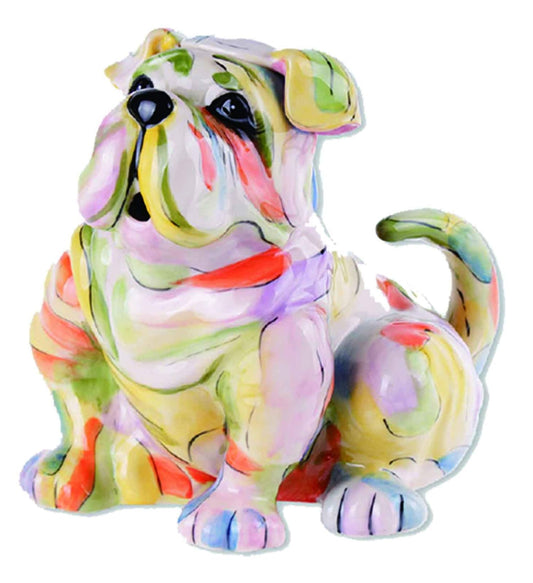 Blue Sky Clayworks Clayworkss Bulldog Teapot, Multi (13095)