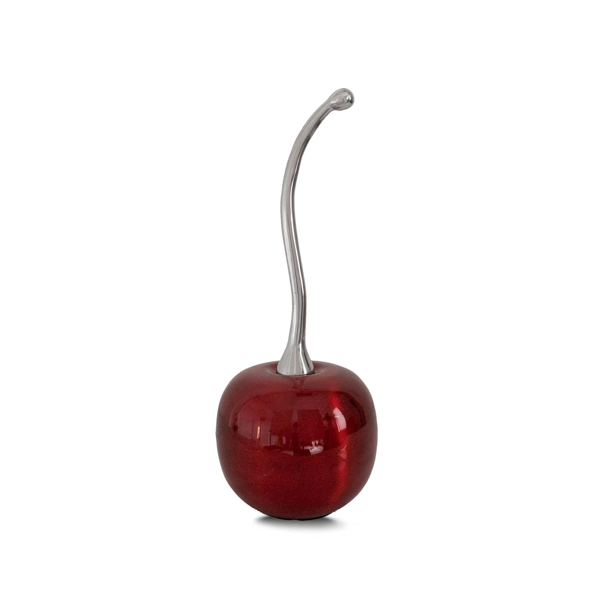 Modern Day Accents Sculpture, Small, Pearlized Red