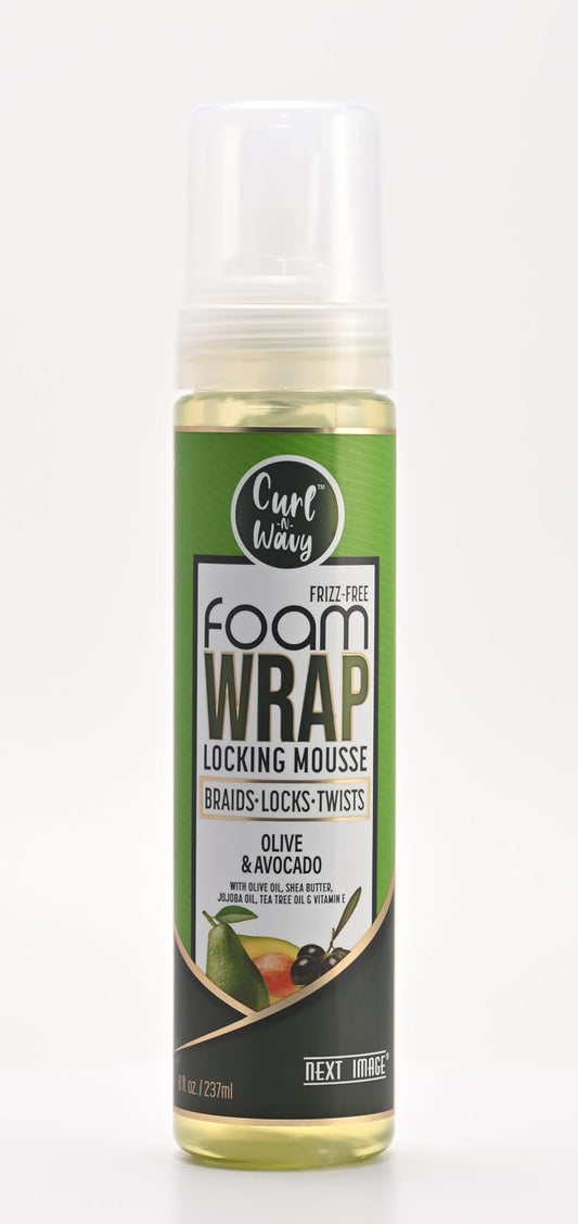 R&R Corp. Foam Wrap Locking Mousse (Olive & Avocado)
