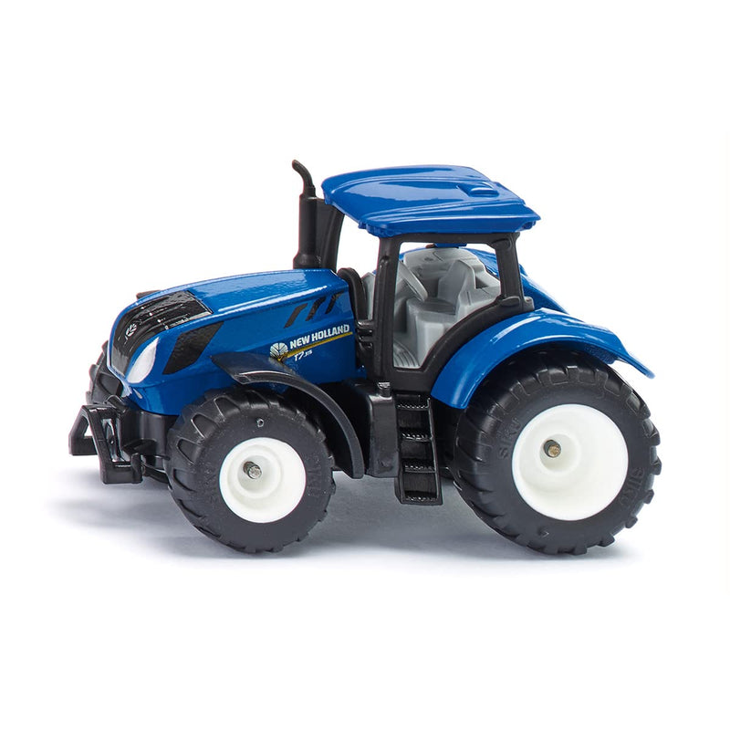 Siku 1091, New Holland T7.315 Tractor, Metal/Plastic, Blue, Detachable cab and Trailer Hitch