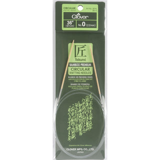 CLOVER Bamboo Circular 36" No. 0, None